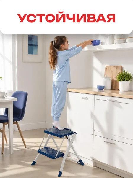 Изображение товара Лестница-стремянка Zalger P749-BL