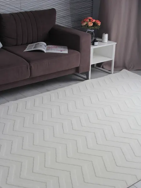 Изображение товара Коврик PIXEL Aura PX3006-STAN-CREAM (1.2х1.7)