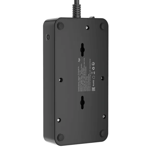Изображение товара Сетевой фильтр Agni TP-FS4U4E-PD-2m-black (2м, 4 розетки, черный)