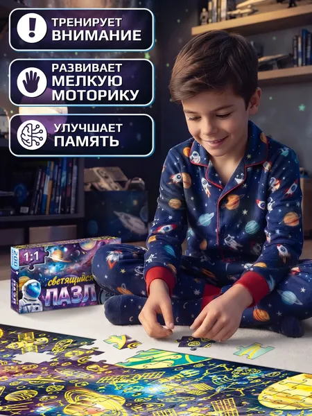 Изображение товара Пазл Puzzle Time Космический путь / 10985308 (200эл)