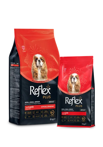 Изображение товара Сухой корм для собак Reflex Plus Для мини и мелких пород с ягненком (3кг)