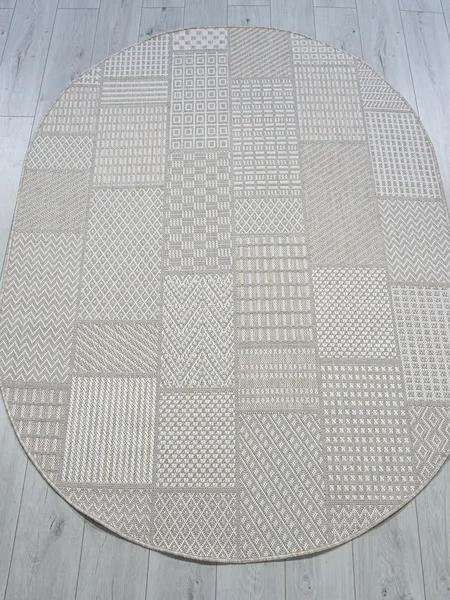 Изображение товара Циновка Merinos Kair S160-OVAL-BEIGE (2х2.9)
