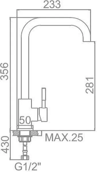 Изображение товара Смеситель Astir 74998D-4 (оружейная сталь)