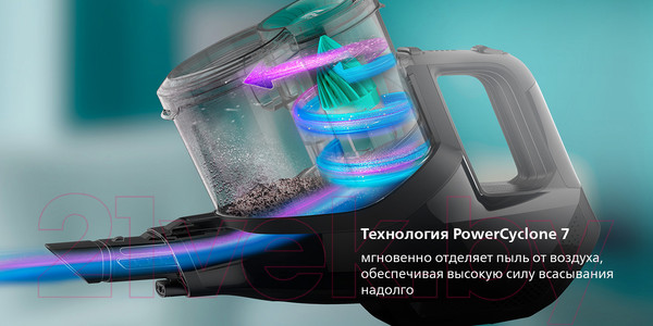 Изображение товара Вертикальный пылесос Philips FC6728/01