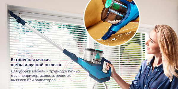 Изображение товара Вертикальный пылесос Philips FC6728/01