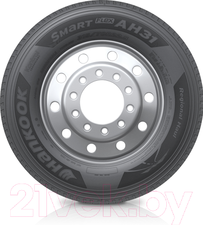 Изображение товара Грузовая шина Hankook AH31 385/65R22.5 164K нс24 Рулевая M+S