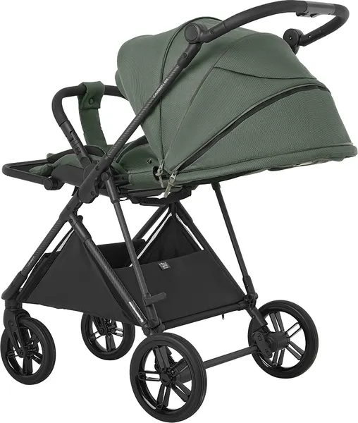Изображение товара Детская прогулочная коляска Pituso Carbon Rx X-666 (Taiga Green)