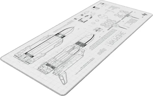 Изображение товара Коврик для мыши Дарк Проджект Landau Буран XL / DP-MD-0028 (белый)