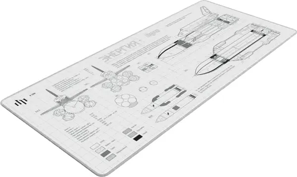 Изображение товара Коврик для мыши Дарк Проджект Landau Буран XL / DP-MD-0028 (белый)