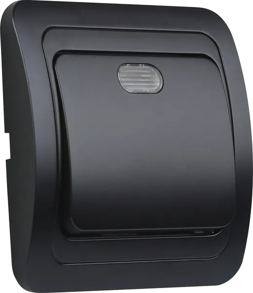 Изображение товара Выключатель SmartBuy Марс / SBE-02b-10-SW1-1-c (черный)