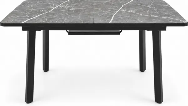 Изображение товара Обеденный стол Tetchair Matis раздвижной 138-178х83х75 (гранит темный/черный)