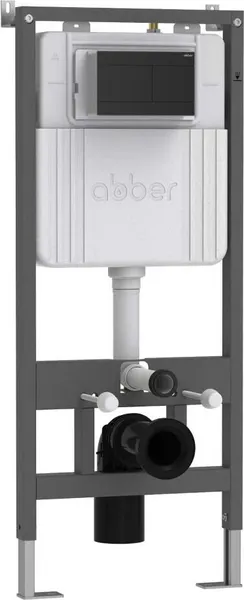 Изображение товара Кнопка для инсталляции Abber AC0127MB (черный матовый)