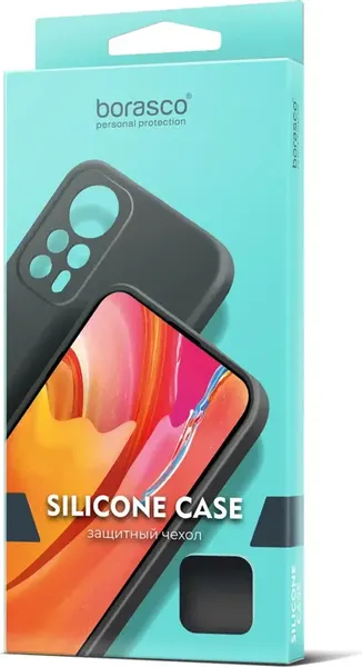 Изображение товара Чехол-накладка BoraSCO Silicone Case для Xiaomi Poco M6 4G / 73629 (зеленый опал)