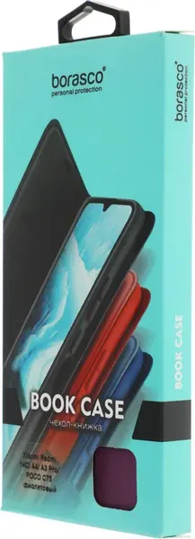 Изображение товара Чехол-книжка BoraSCO Book Case для Xiaomi Redmi 14C/Poco C75 / 73698 (фиолетовый)