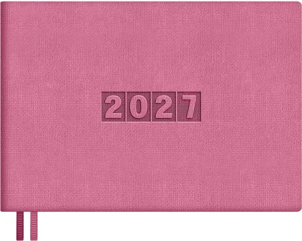 Изображение товара Еженедельник Escalada Лен 2027 / 73605 (64л, розовый)