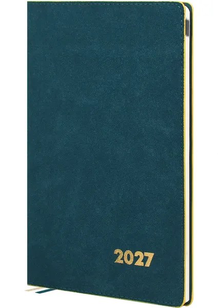 Изображение товара Еженедельник Escalada Нубук 2027 / 73589 (80л, морская волна)