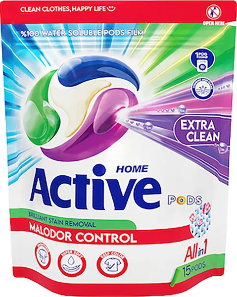 Изображение товара Капсулы для стирки Active Home 15шт