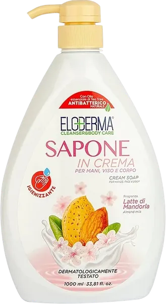 Изображение товара Мыло жидкое Eloderma Крем-мыло Almond Milk (1л)
