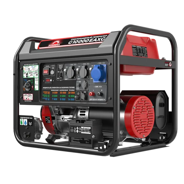 Изображение товара Бензиновый генератор SUNREKA G10000EAXG