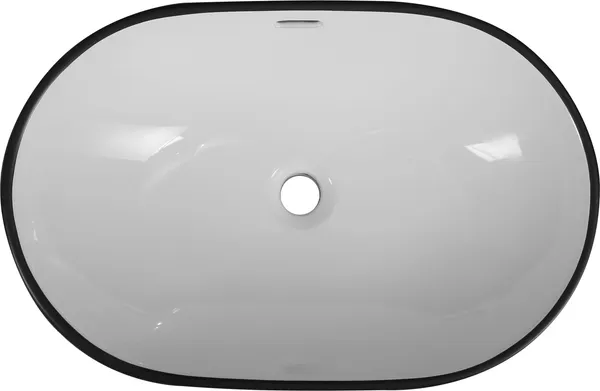 Изображение товара Умывальник Oliveeka 6002B-C-013 (белый/черный)