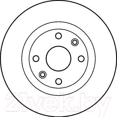 Изображение товара Тормозной диск TRW DF2586