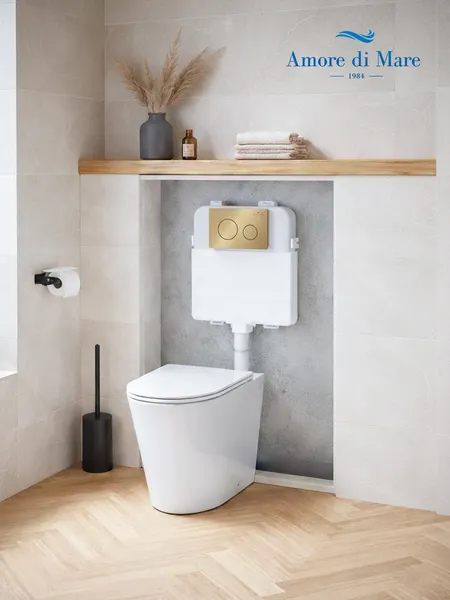 Изображение товара Инсталляция для унитаза Amore di Mare QuickFit 50800 с кнопкой 303G