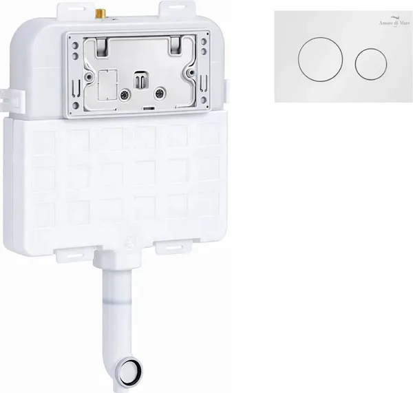 Изображение товара Инсталляция для унитаза Amore di Mare QuickFit 50800 с кнопкой 303W