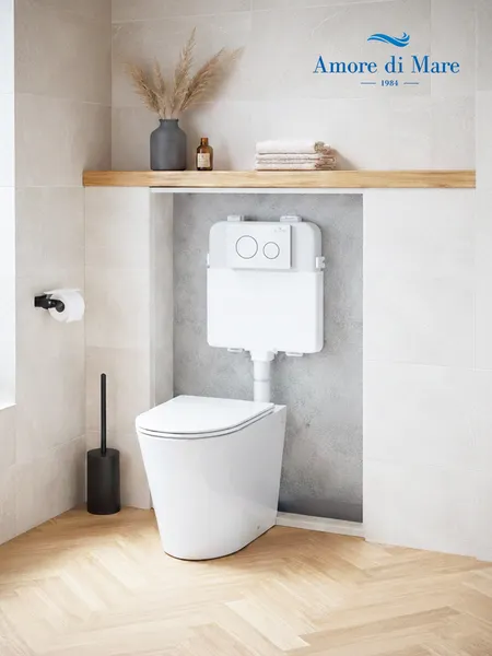 Изображение товара Инсталляция для унитаза Amore di Mare QuickFit 50800 с кнопкой 303W
