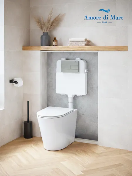 Изображение товара Инсталляция для унитаза Amore di Mare QuickFit 50800 с кнопкой 404BN