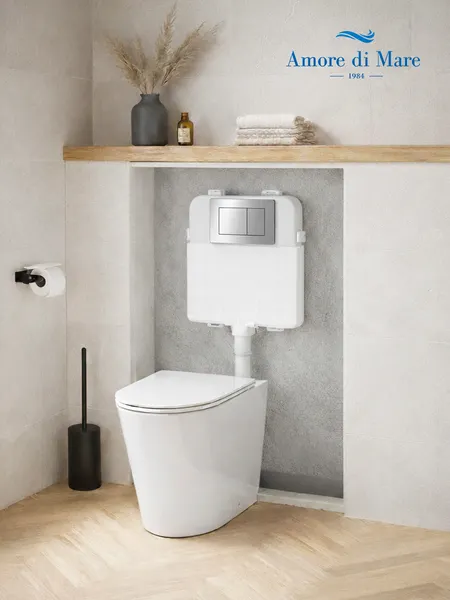 Изображение товара Инсталляция для унитаза Amore di Mare QuickFit 50800 с кнопкой 814CH