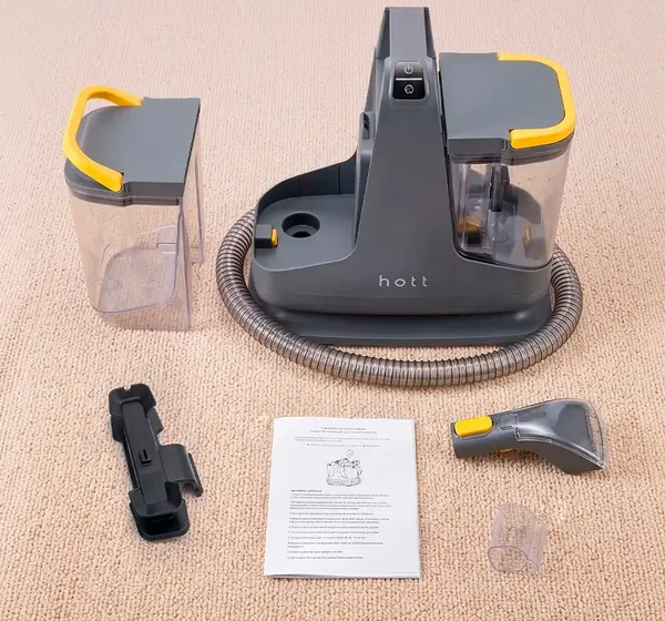 Изображение товара Пылесос Hott HTVC-01C-2GY (серый/желтый)
