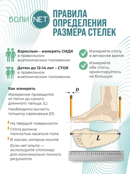Изображение товара Стельки ортопедические Orto.Nik 130БН (р-р 37-38)