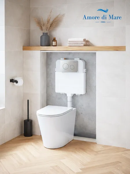 Изображение товара Инсталляция для унитаза Amore di Mare QuickFit 50800 с кнопкой 303BN