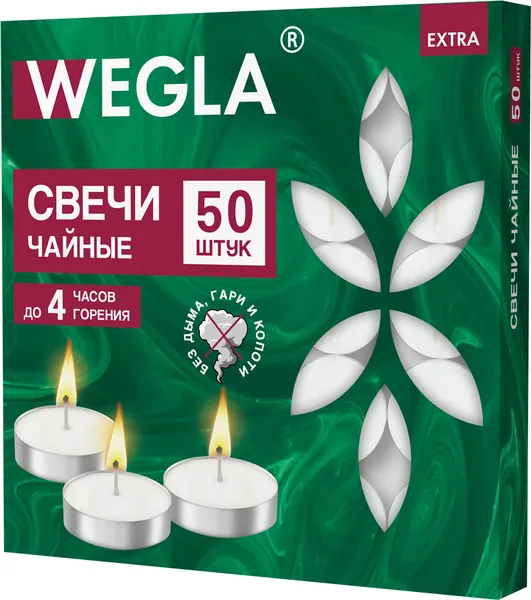 Изображение товара Набор свечей Wegla Extra / 702571 (50шт)
