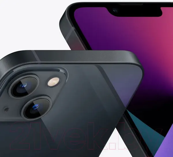 Изображение товара Смартфон восстановленный Apple iPhone 13 256GB Flip Грейд AC (Midnight)