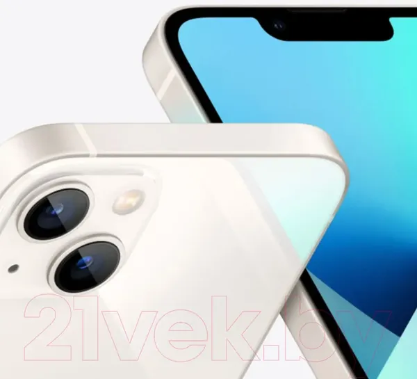 Изображение товара Смартфон восстановленный Apple iPhone 13 256GB Flip Грейд AC (Starlight)