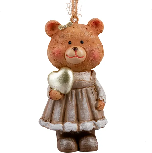Изображение товара Елочная игрушка Erich Krause Decor. Медведица с сердцем / 66127
