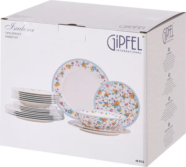 Изображение товара Набор столовой посуды Gipfel Isadora 43243 (19пр)