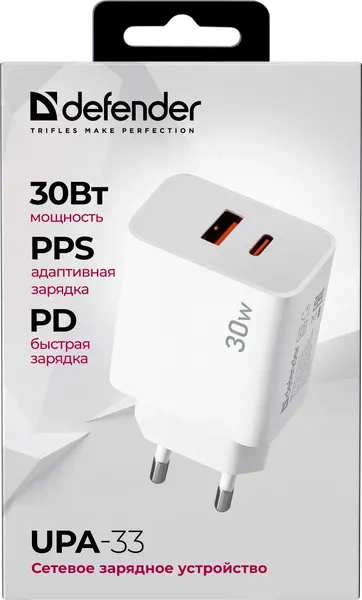Изображение товара Адаптер питания сетевой Defender UPA-33 / 83133