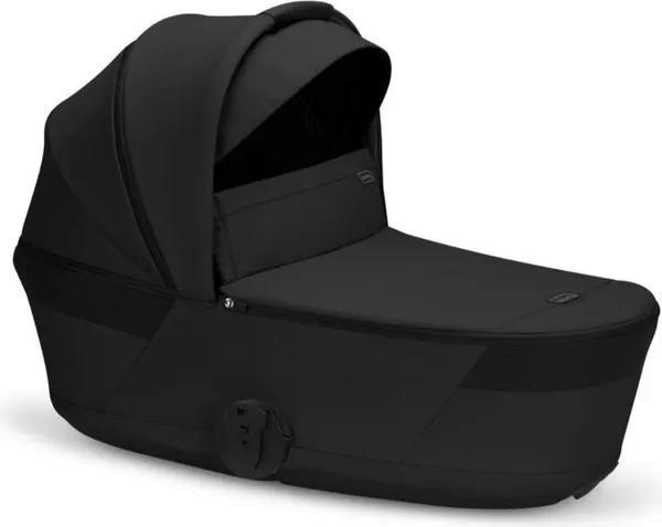 Изображение товара Детская универсальная коляска Cybex Balios S Lux + Fold carrycot (Moon Black)