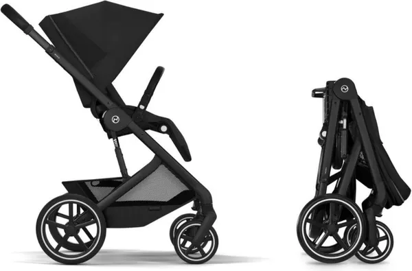 Изображение товара Детская универсальная коляска Cybex Balios S Lux + Fold carrycot (Moon Black)