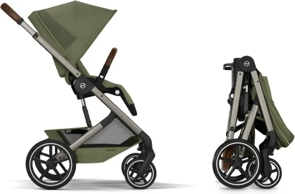Изображение товара Детская универсальная коляска Cybex Balios S Lux + Fold carrycot (Moss Green)