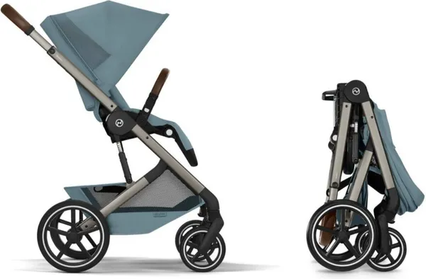 Изображение товара Детская универсальная коляска Cybex Balios S Lux + Fold carrycot (Stormy Blue)