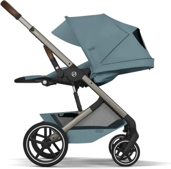 Изображение товара Детская универсальная коляска Cybex Balios S Lux + Fold carrycot (Stormy Blue)