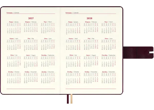 Изображение товара Ежедневник Escalada Шевиот 2027 / 73509 (176л, бордовый)