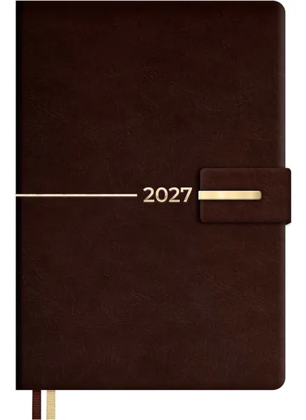 Изображение товара Ежедневник Escalada Шевиот 2027 / 73507 (176л, коричневый)