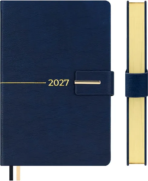 Изображение товара Ежедневник Escalada Шевиот 2027 / 73508 (176л, синий)