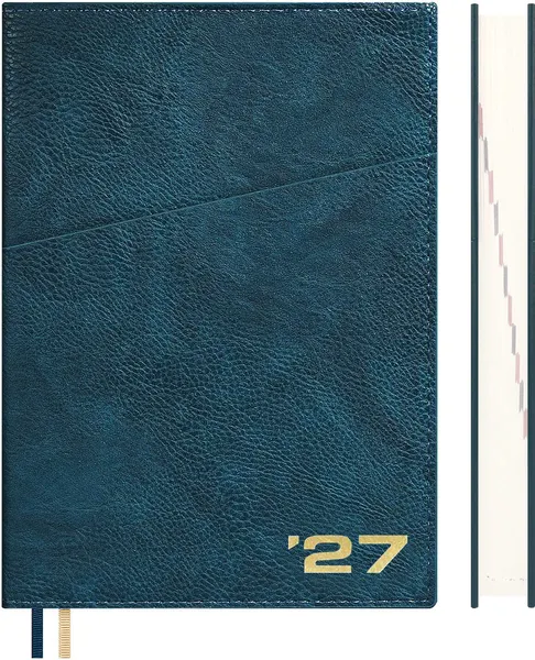 Изображение товара Ежедневник Escalada Шеврет 2027 / 73444 (176л, зеленый)