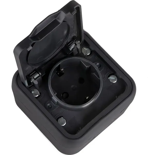 Изображение товара Розетка EKF BT1-SOA-111 (антрацит)