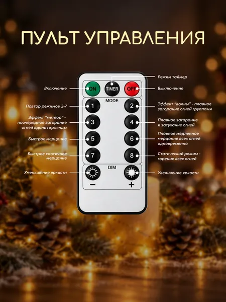 Изображение товара Светодиодная гирлянда Truenergy 16807 (20м)